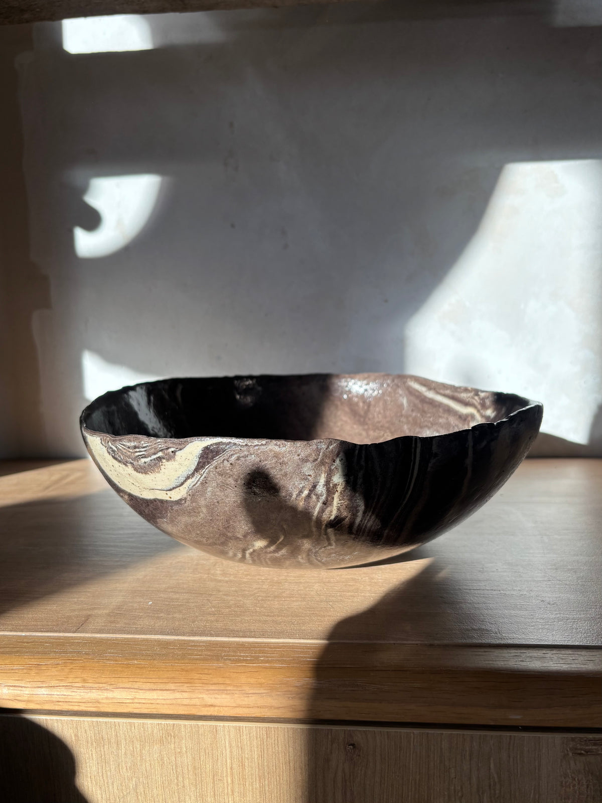 Ceramiczny Zestaw Okrągła Misa na Sałaty XL Marble Effect (kopia)