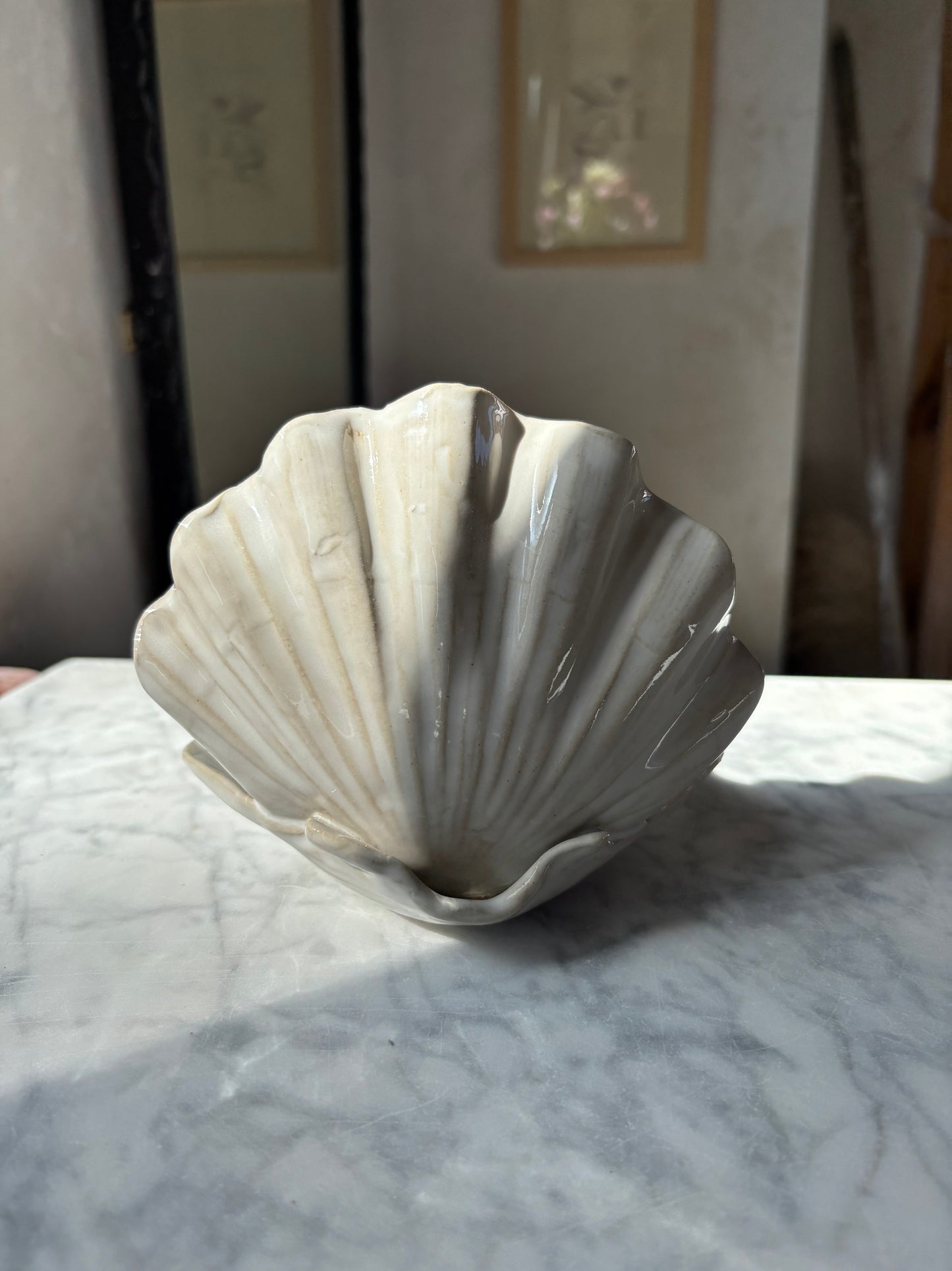 OUTLET Muszla Skarbiec na Biżuterię Pearl White