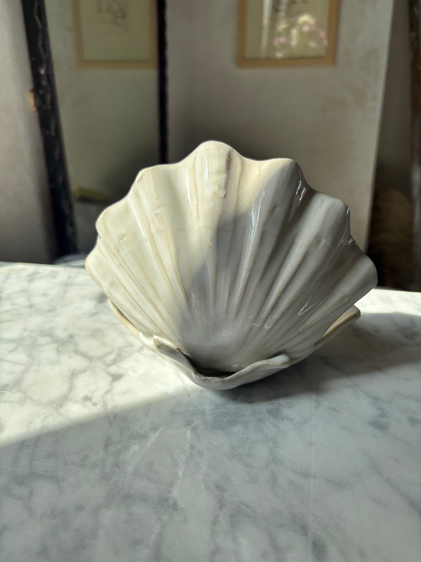OUTLET Muszla Skarbiec na Biżuterię Pearl White