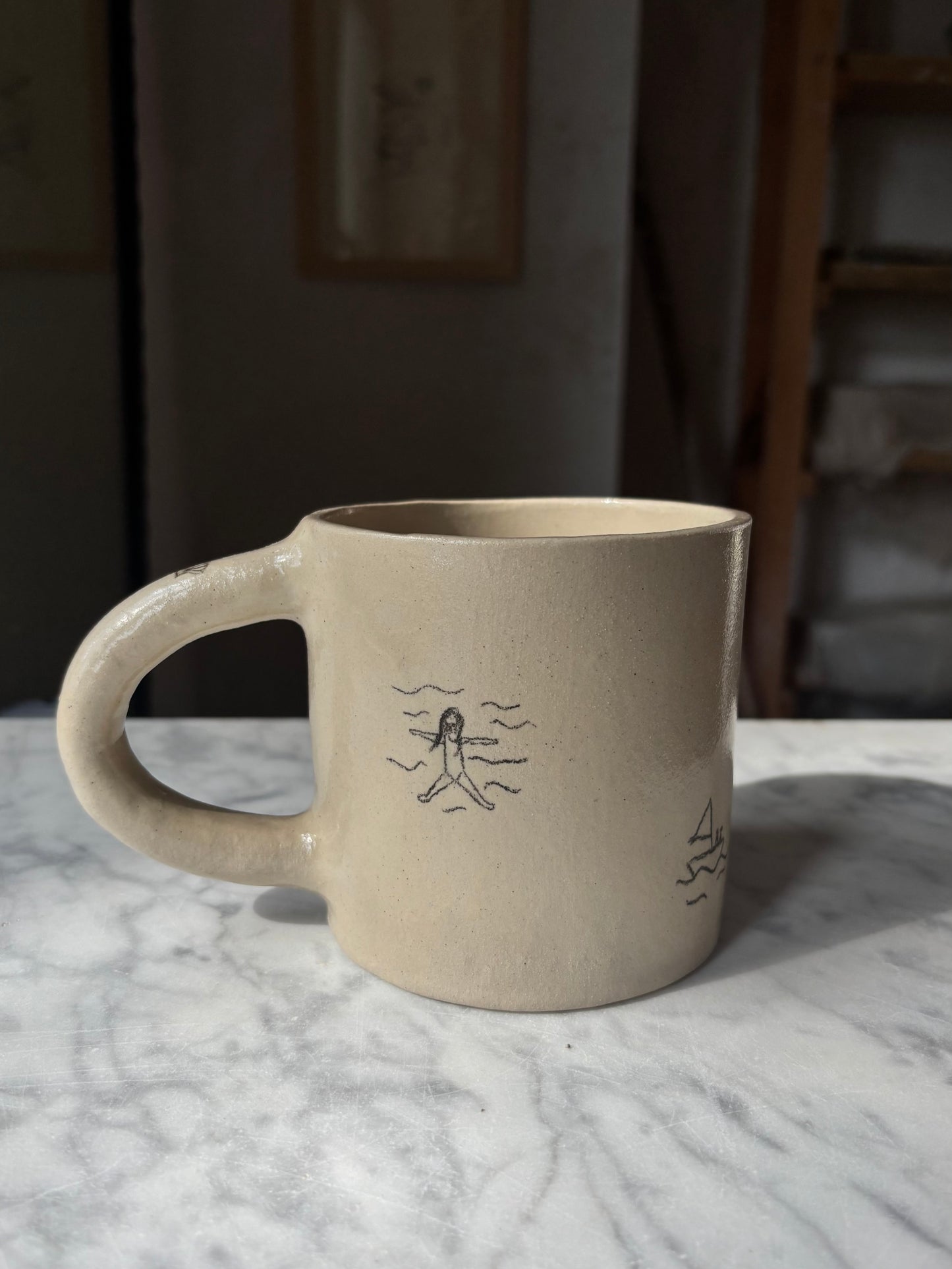 Duży Ceramiczny Kubek Summer Activities 500 ml