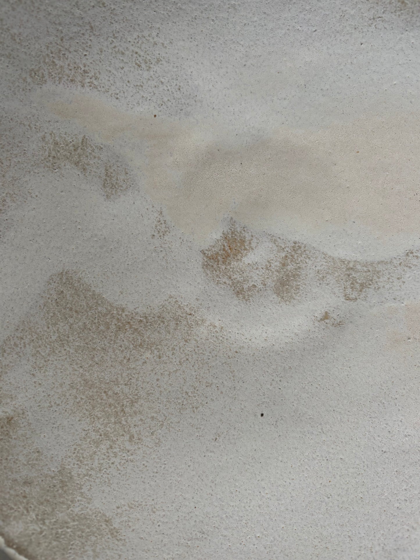 Ceramiczna Okrągła Misa na Cokole XXL Rustic White