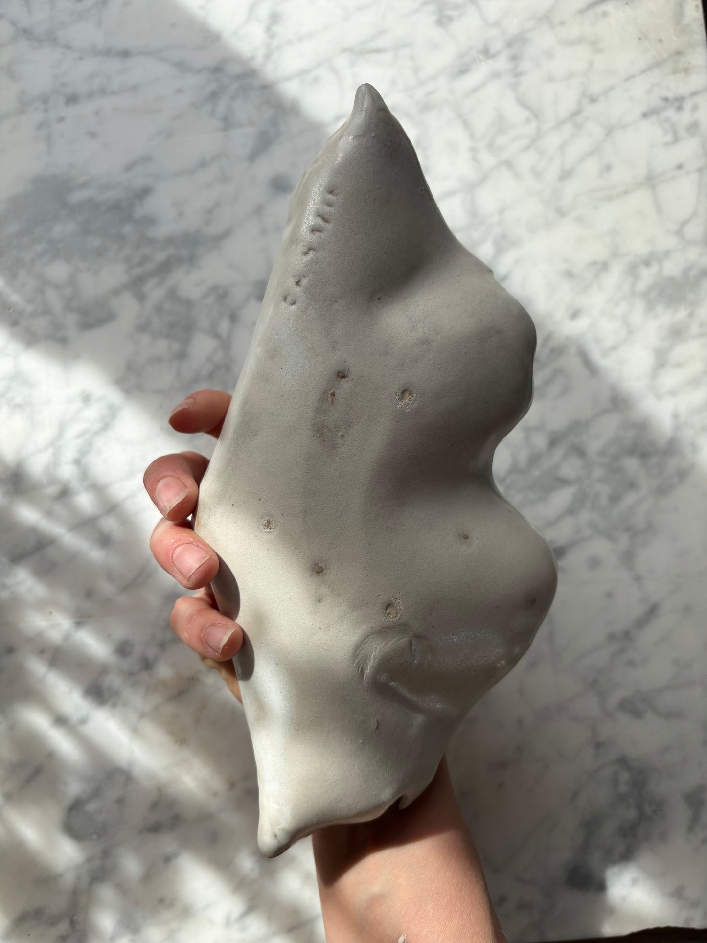 Ceramiczny Talerzyk na Drobiazgi Muszla White Fluff