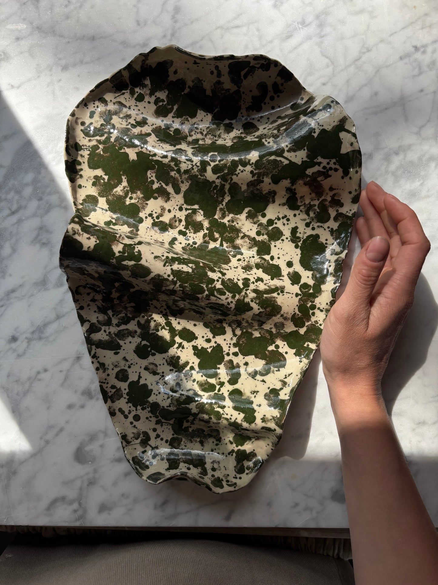Ceramic Oyster Platter XXL