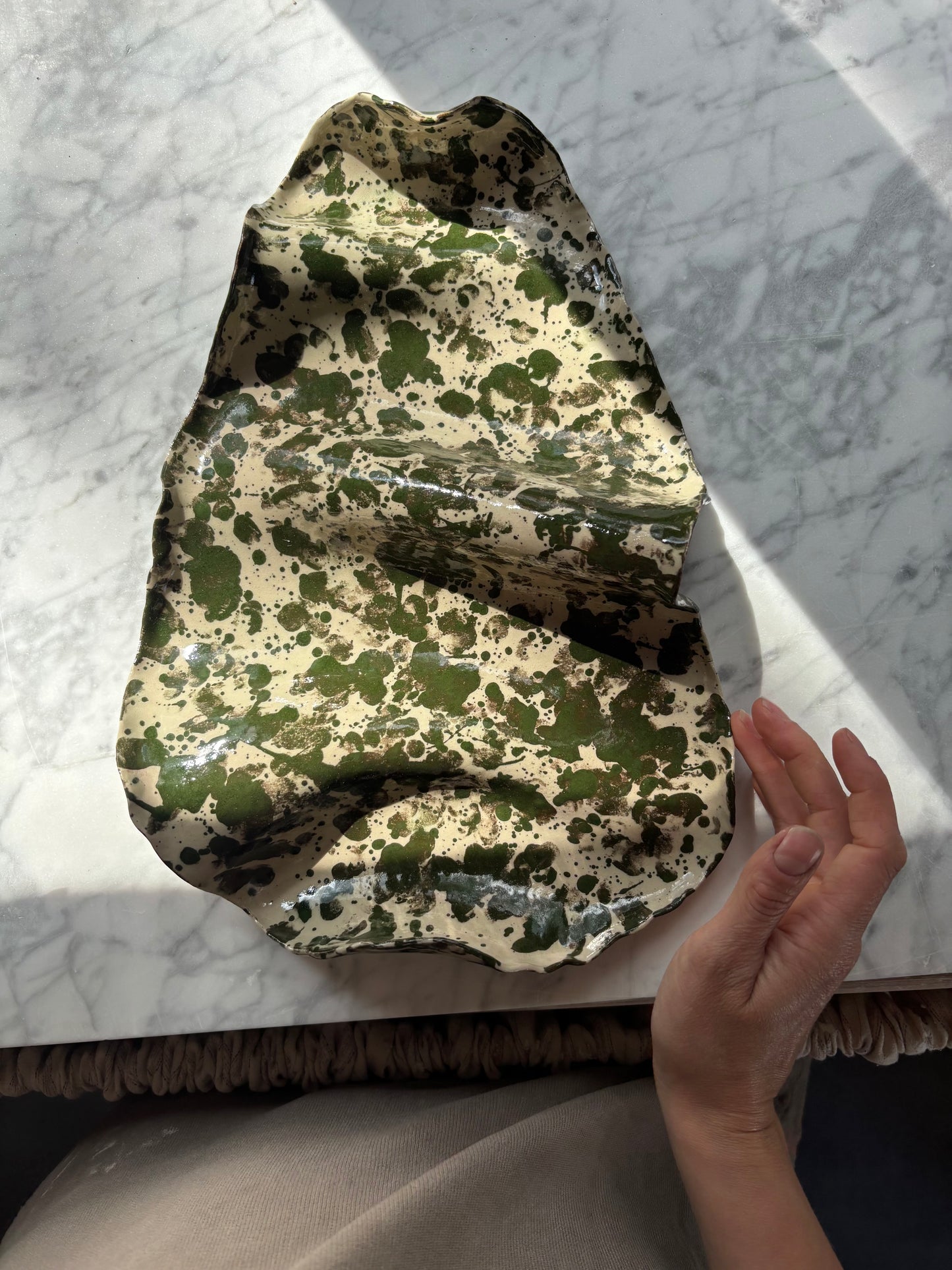 Ceramic Oyster Platter XXL