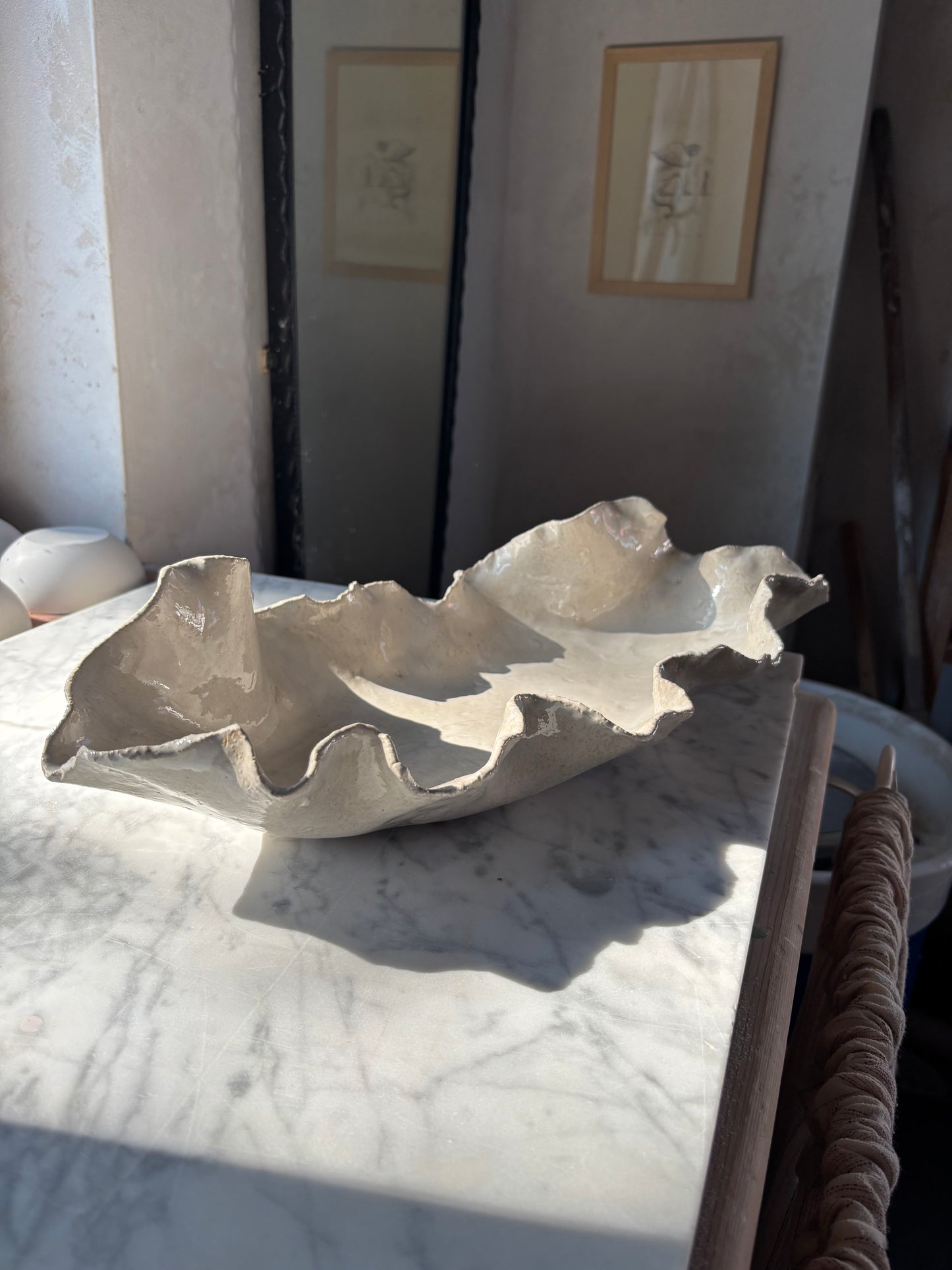 Ceramic Oyster Platter XXL