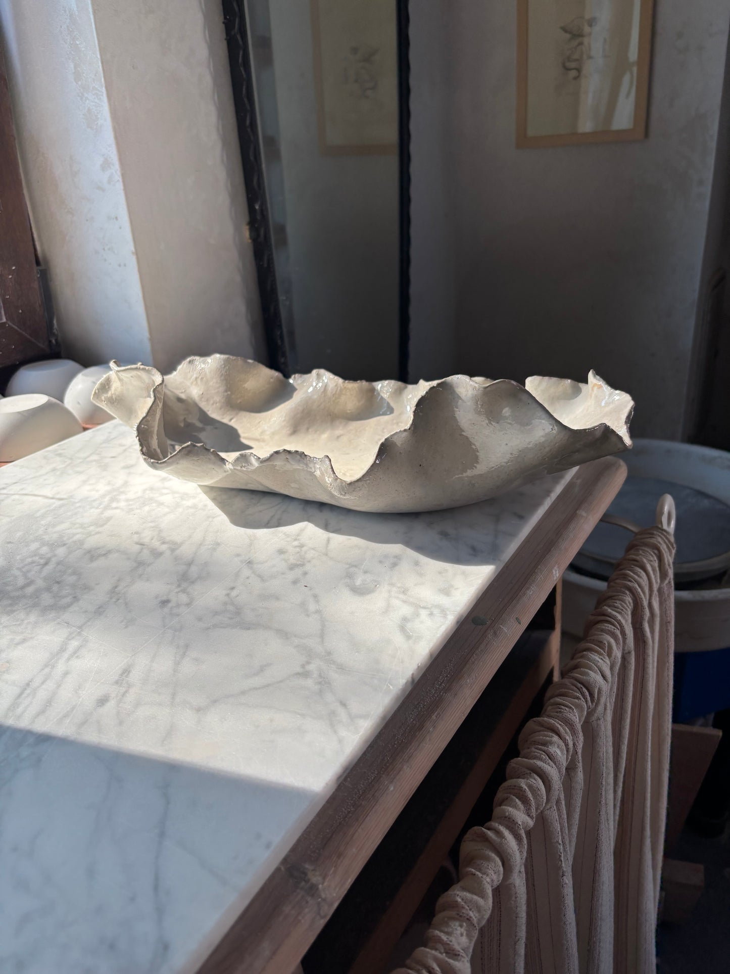 Ceramic Oyster Platter XXL