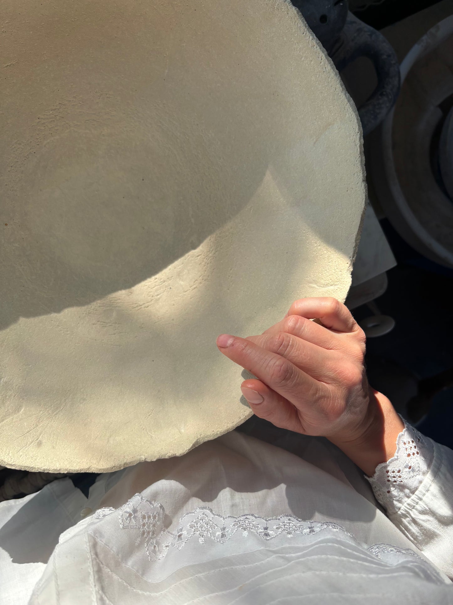 Ceramic Organic Bowl XL Marble Effect