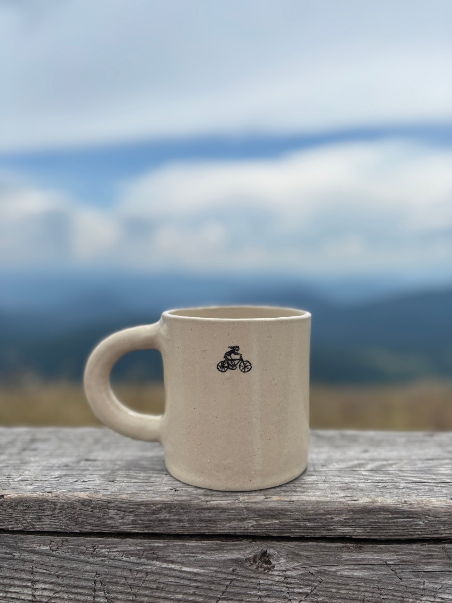 Duży Ceramiczny Kubek Biker & Mountains 500 ml