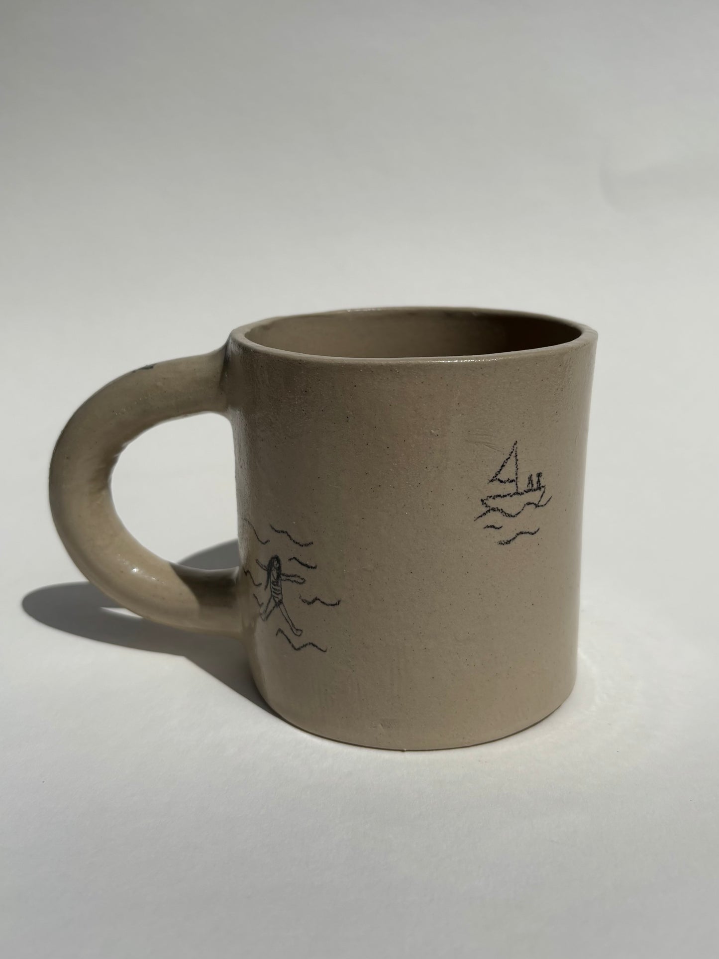 Duży Ceramiczny Kubek Summer Activities 500 ml