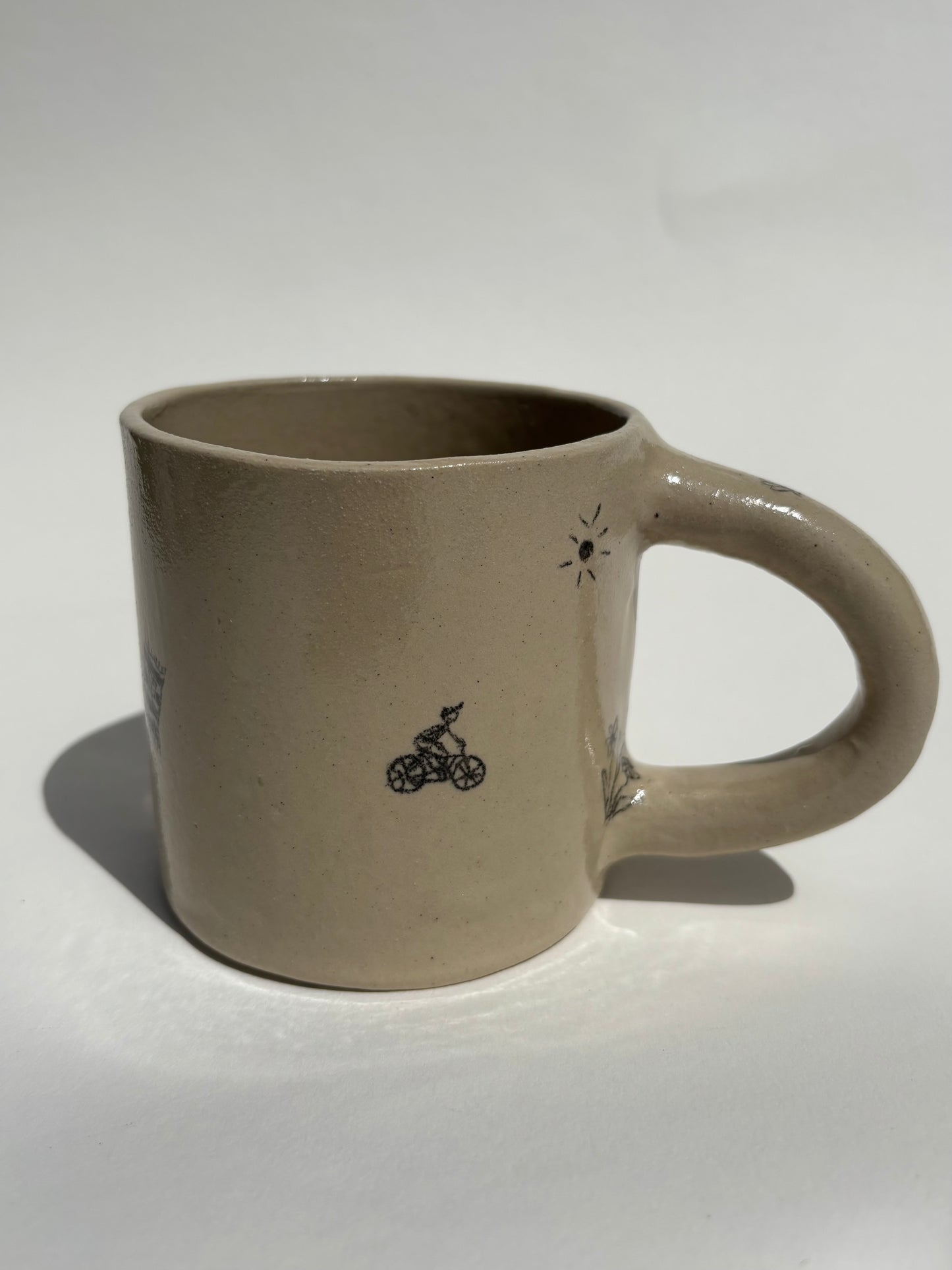 Duży Ceramiczny Kubek Summer Activities 500 ml
