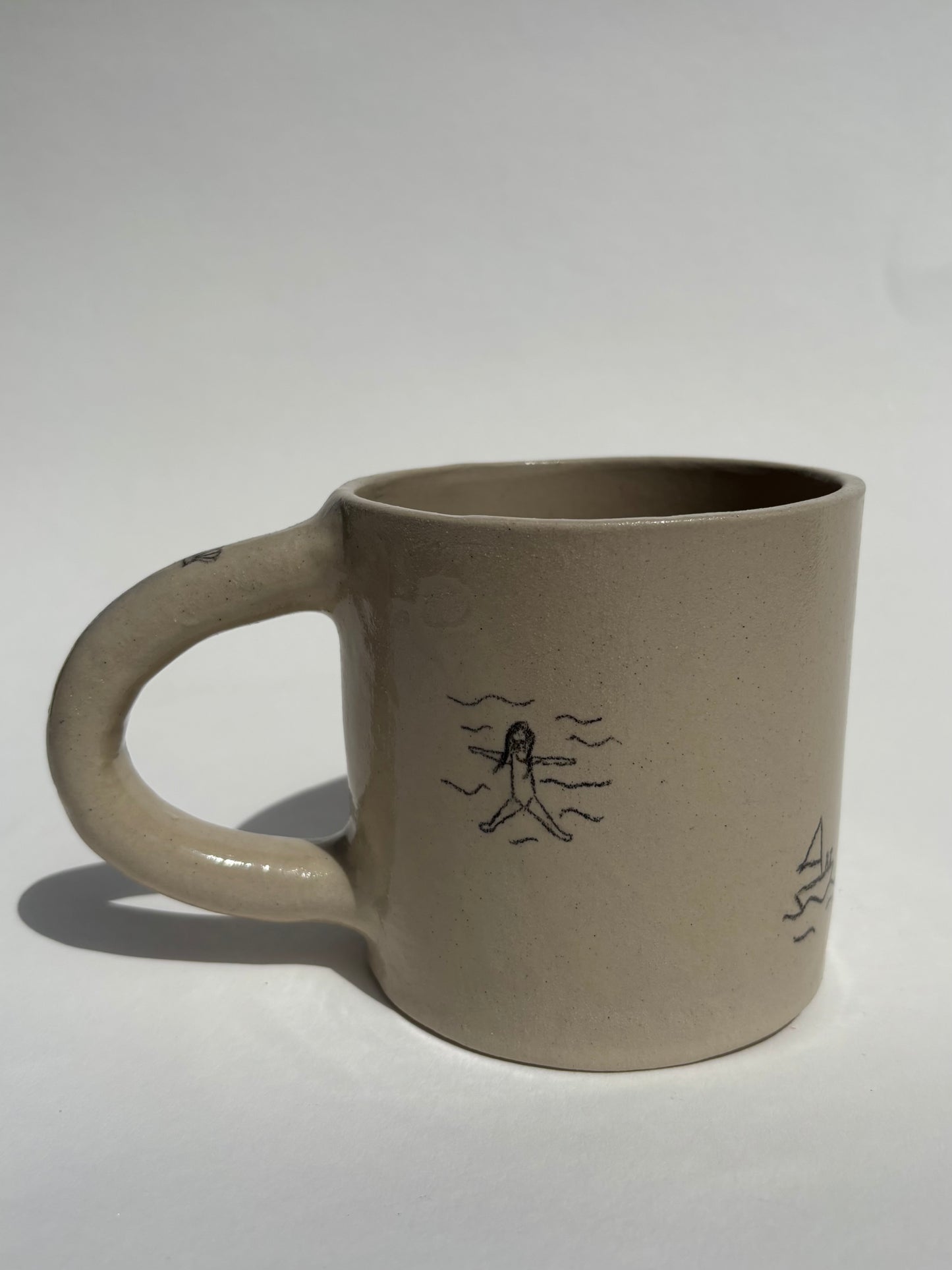 Duży Ceramiczny Kubek Summer Activities 500 ml