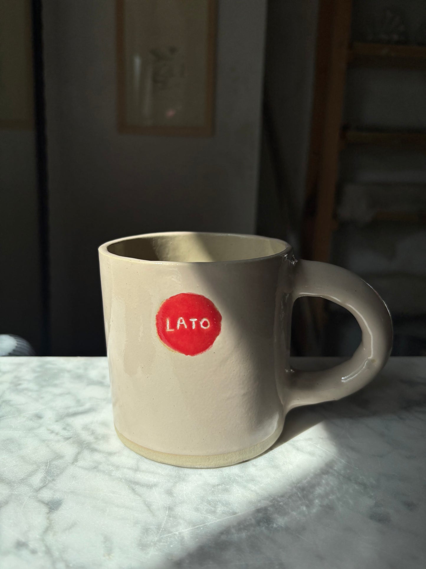 Duży Ceramiczny Kubek Lato 500 ml
