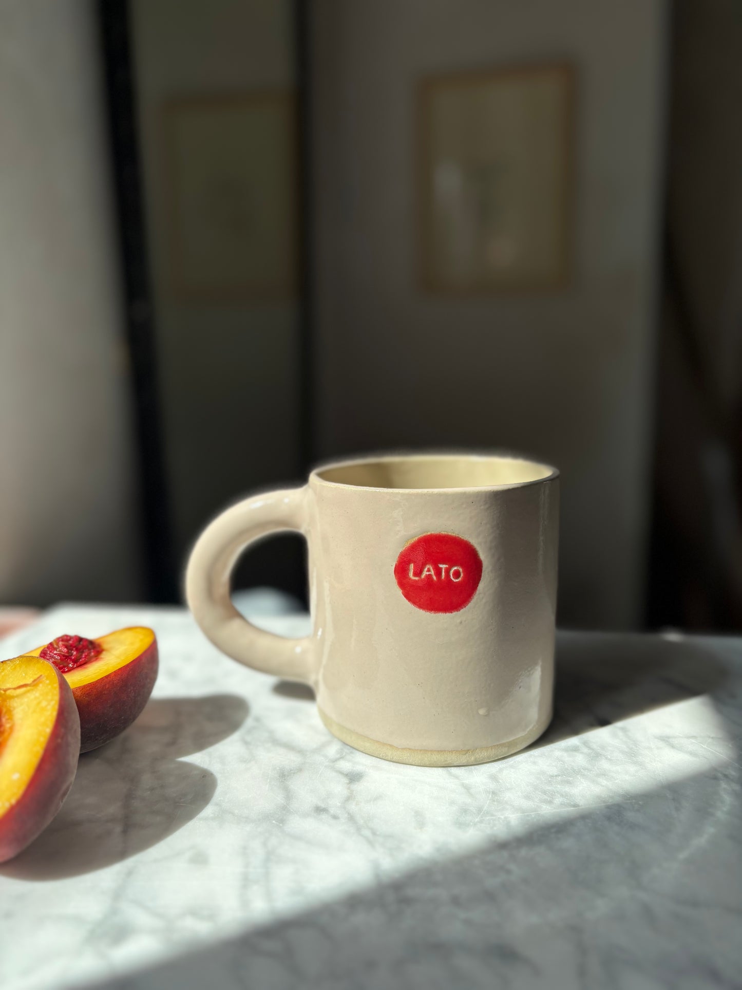 Duży Ceramiczny Kubek Lato 500 ml