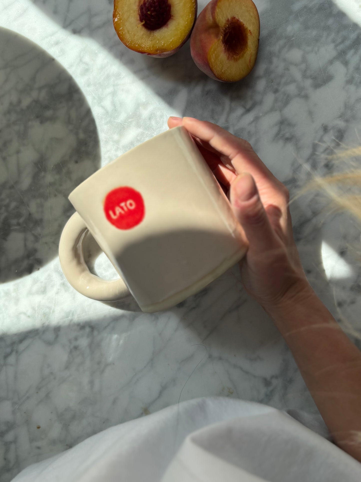 Duży Ceramiczny Kubek Lato 500 ml