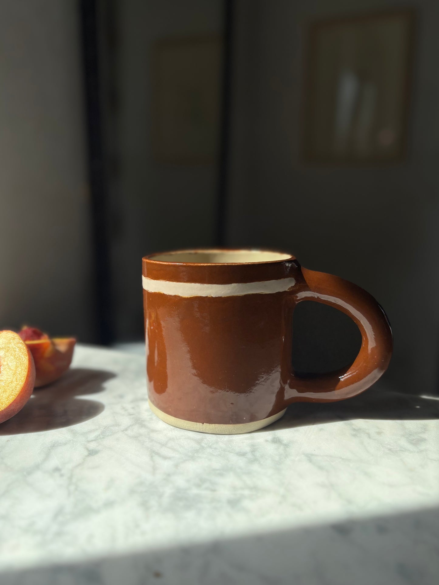 Duży Ceramiczny Kubek Milk Chocolate 500 ml