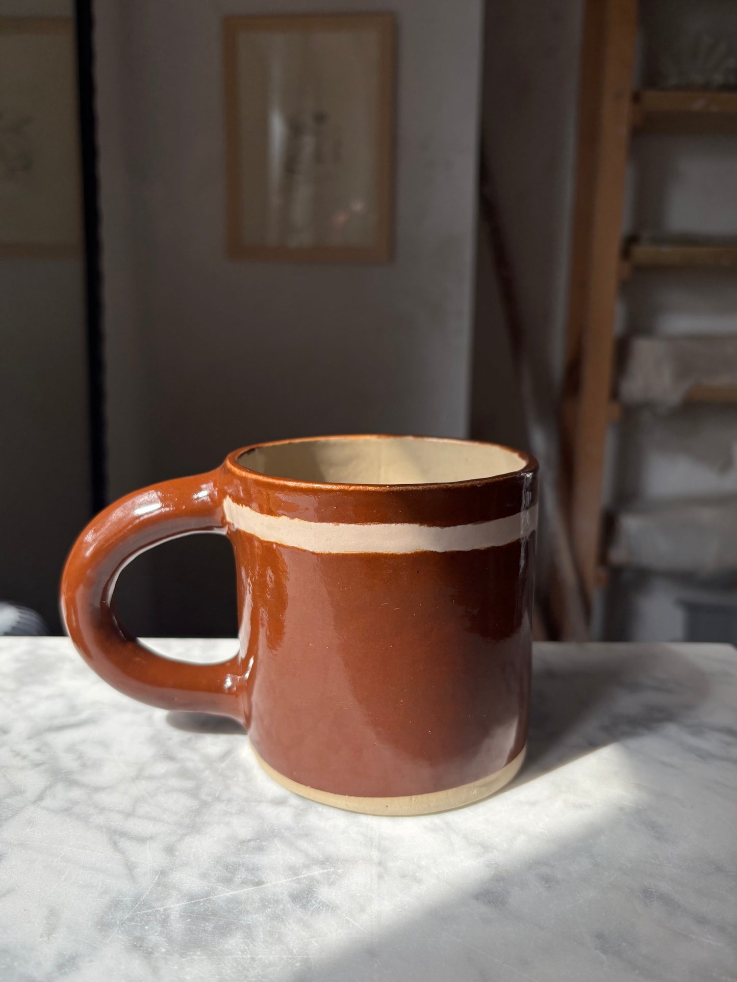Duży Ceramiczny Kubek Milk Chocolate 500 ml